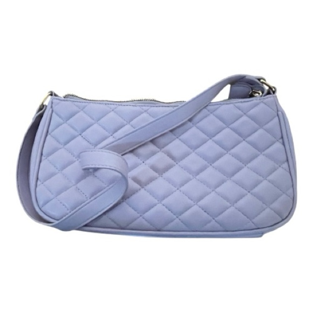 Quilted Shoulder Bag in Soft Purple